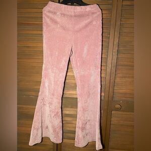 Pink/blush corduroy flare pants!